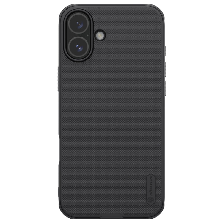 For iPhone 16 Plus NILLKIN Frosted Shield Pro Magnetic Magsafe Phone Case(Black) - iPhone 16 Plus Cases by NILLKIN | Online Shopping South Africa | PMC Jewellery | Buy Now Pay Later Mobicred