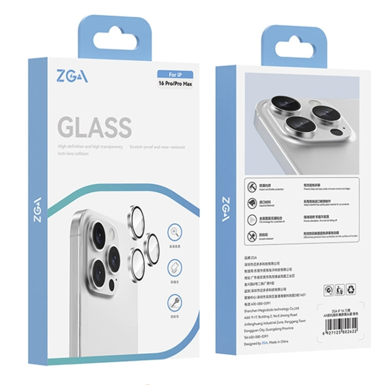 For iPhone 16 / 16 Plus ZGA AR Eagle Eye Phone Lens Film(Black) - iPhone 16 Plus Tempered Glass by ZGA | Online Shopping South Africa | PMC Jewellery | Buy Now Pay Later Mobicred