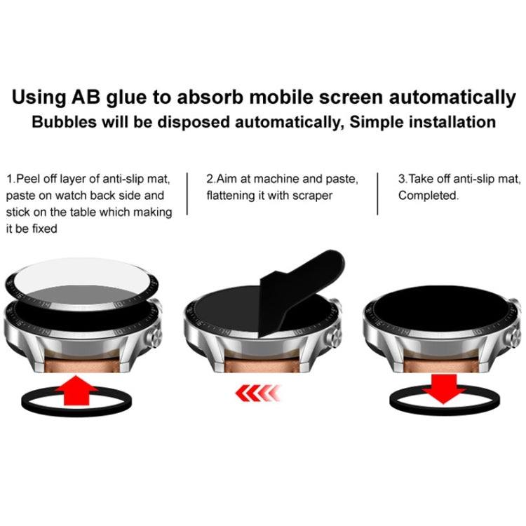 For Google Pixel Watch 3 45mm imak Plexiglass HD Watch Protective Film - free shipping - PMc TechLife - Order now!