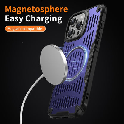 For iPhone 16 Pro Max Ice Front Cooling MagSafe Magnetic Phone Case(Black) - iPhone 16 Pro Max Cases by PMC Jewellery | Online Shopping South Africa | PMC Jewellery | Buy Now Pay Later Mobicred