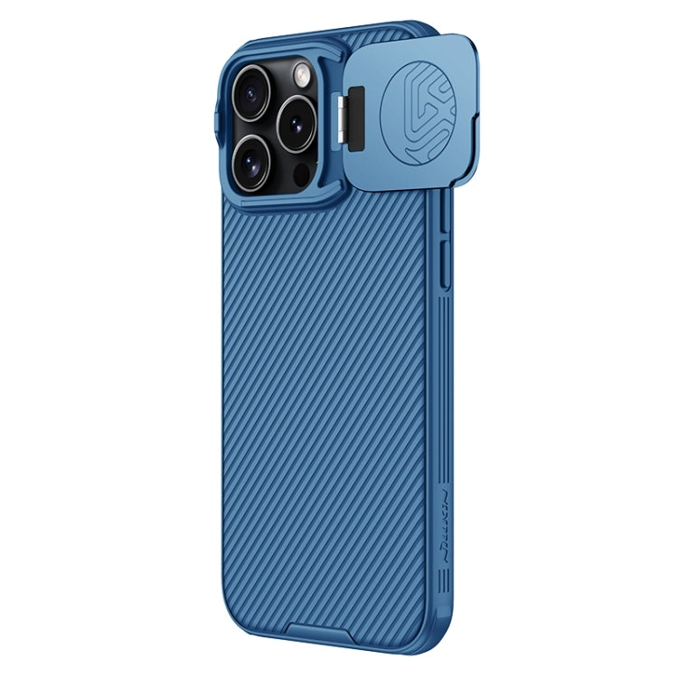 For iPhone 16 Pro NILLKIN CamShield Prop MagSafe Magnetic PC Phone Case(Blue) - iPhone 16 Pro Cases by NILLKIN | Online Shopping South Africa | PMC Jewellery | Buy Now Pay Later Mobicred