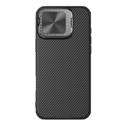 For iPhone 16 Pro Max NILLKIN Black Mirror Prop CD Texture Mirror Phone Case(Black) - iPhone 16 Pro Max Cases by NILLKIN | Online Shopping South Africa | PMC Jewellery | Buy Now Pay Later Mobicred