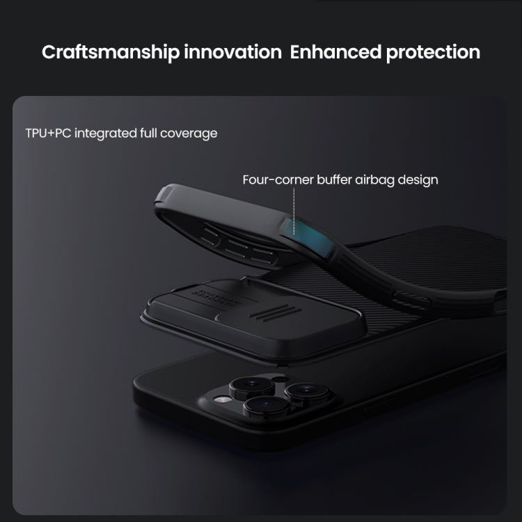 For iPhone 16 Pro Max NILLKIN CamShield Pro PC Phone Case(Blue) - free shipping - PMC Jewellery - Order now!