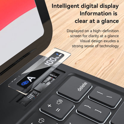 For iPad 10th Gen 10.9 2022 Yesido Dual-sided Clip Digital Display Magnetic Keyboard Leather Case(Black) - Universal by Yesido | Online Shopping South Africa | PMC Jewellery | Buy Now Pay Later Mobicred