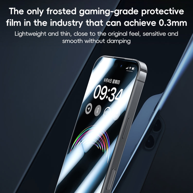 For iPhone 16 Plus Benks Ice Sense Gaming Frosted Tempered Glass Film - iPhone 16 Plus Tempered Glass by Benks | Online Shopping South Africa | PMC Jewellery | Buy Now Pay Later Mobicred