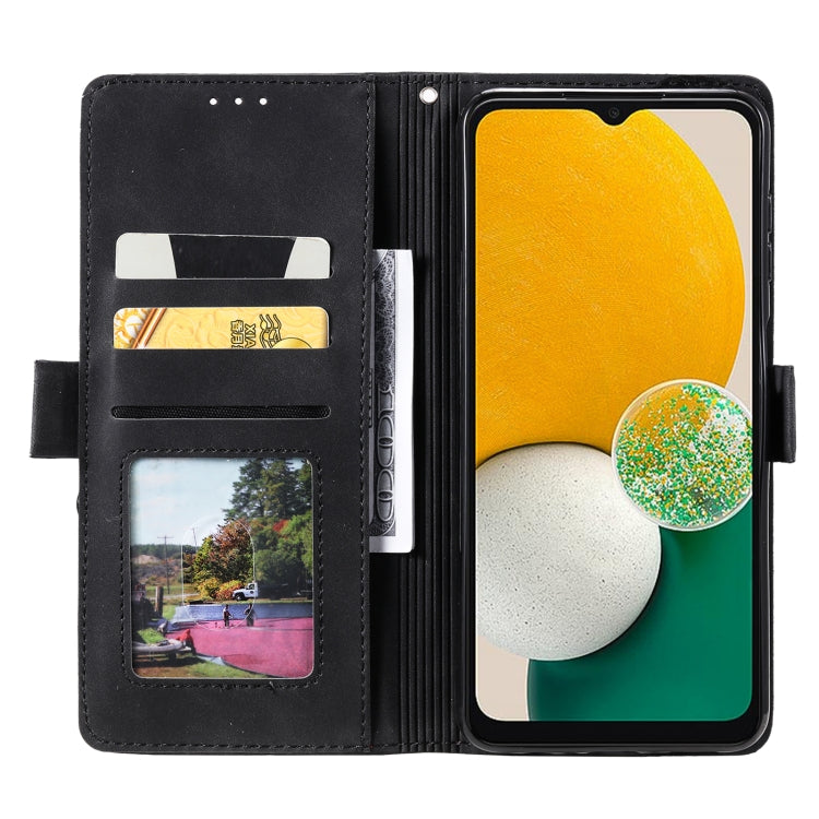For Samsung Galaxy S25+ 5G Retro Splicing Horizontal Flip Leather Phone Case(Black) - Galaxy S25+ 5G Cases by PMC TechLife | Online Shopping South Africa | PMC TechLife | Buy Now Pay Later Mobicred