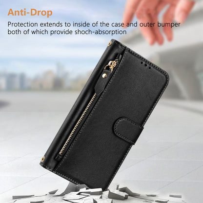 For Ulefone Note 14 Multi-Card Slots Zipper Wallet Leather Phone Case(Black) - Ulefone Cases by PMC Jewellery | Online Shopping South Africa | PMC Jewellery | Buy Now Pay Later Mobicred