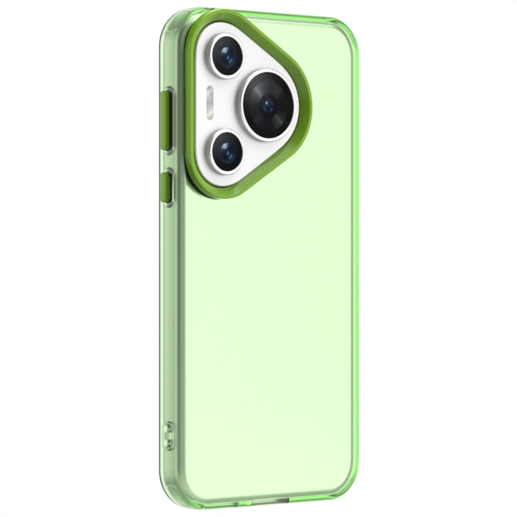 For Huawei Pura 70 Pro+ Candy PC Hybrid TPU Shockproof Phone Case(Green) - Huawei Cases by PMC Jewellery | Online Shopping South Africa | PMC Jewellery | Buy Now Pay Later Mobicred