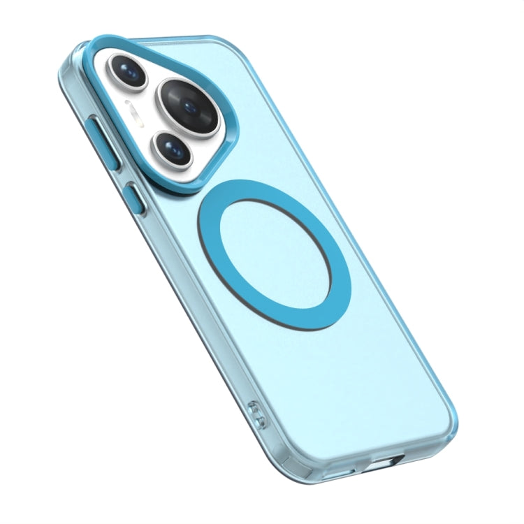 For Huawei Pura 70 Candy Magsafe PC Hybrid TPU Phone Case(Blue) - Huawei Cases by PMC Jewellery | Online Shopping South Africa | PMC Jewellery | Buy Now Pay Later Mobicred