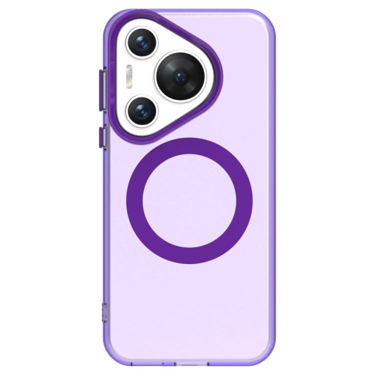 For Huawei Pura 70 Candy Magsafe PC Hybrid TPU Phone Case(Purple) - Huawei Cases by PMC Jewellery | Online Shopping South Africa | PMC Jewellery | Buy Now Pay Later Mobicred