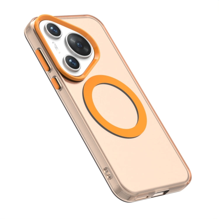 For Huawei Pura 70 Pro+ Candy Magsafe PC Hybrid TPU Phone Case(Orange) - Huawei Cases by PMC Jewellery | Online Shopping South Africa | PMC Jewellery | Buy Now Pay Later Mobicred