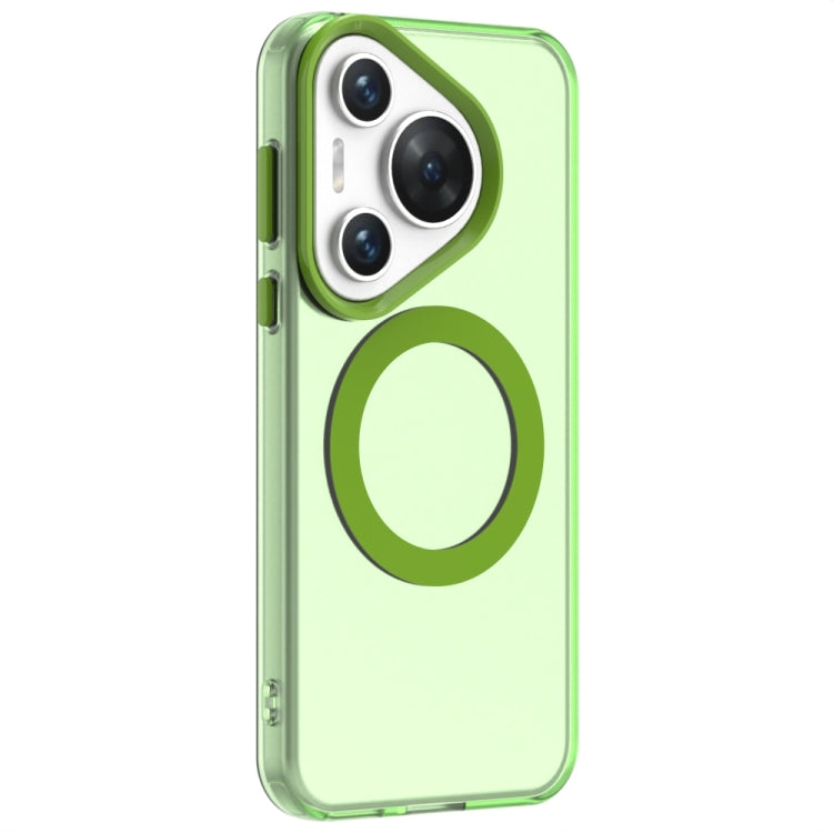 For Huawei Pura 70 Pro+ Candy Magsafe PC Hybrid TPU Phone Case(Green) - Huawei Cases by PMC Jewellery | Online Shopping South Africa | PMC Jewellery | Buy Now Pay Later Mobicred