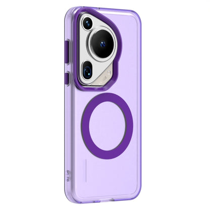 For Huawei Pura 70 Ultra Candy Magsafe PC Hybrid TPU Phone Case(Purple) - Huawei Cases by PMC Jewellery | Online Shopping South Africa | PMC Jewellery | Buy Now Pay Later Mobicred