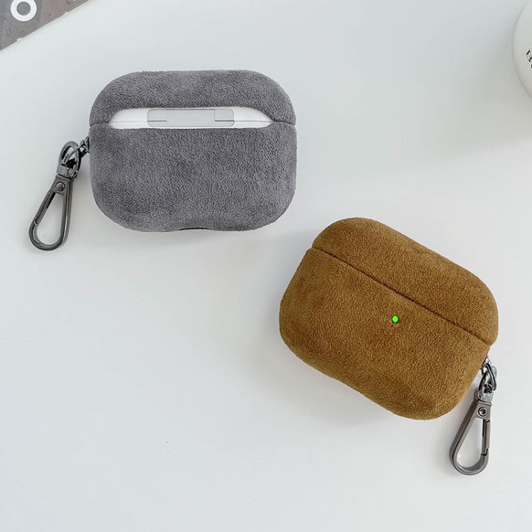 For AirPods Pro Turn Fur Bluetooth Earphone PC Protective Case(Green) - For AirPods Pro by PMC Jewellery | Online Shopping South Africa | PMC Jewellery | Buy Now Pay Later Mobicred