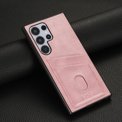 For Samsung Galaxy S24 Ultra 5G AZNS K1 Series Card Slot Business Phone Case(Pink) - Galaxy S24 Ultra 5G Cases by AZNS | Online Shopping South Africa | PMC Jewellery | Buy Now Pay Later Mobicred