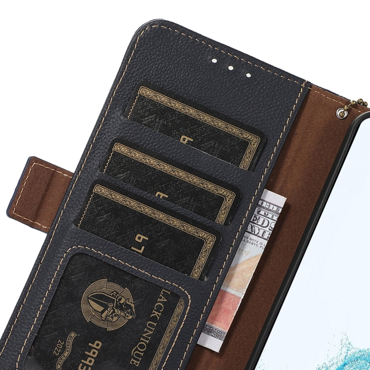 For Honor Play 60 Plus / 200 Smart Side-Magnetic TJ Genuine Leather RFID Phone Case(Blue) - free shipping - PMC TechLife - Order now!