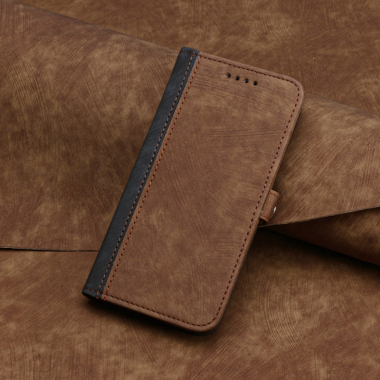For Samsung Galaxy S25+ 5G Side Buckle Double Fold Hand Strap Leather Phone Case(Brown) - Galaxy S25+ 5G Cases by PMC Jewellery | Online Shopping South Africa | PMC Jewellery | Buy Now Pay Later Mobicred
