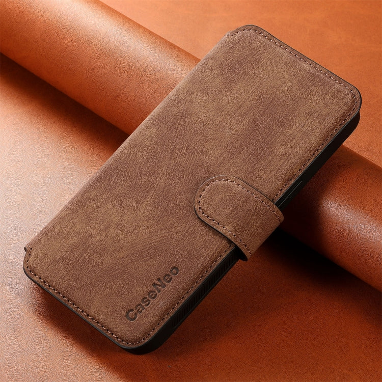 For iPhone 16 Pro Max CaseNeo MagSafe RFID Anti-theft Retro Leather Phone Case(Brown) - iPhone 16 Pro Max Cases by CaseNeo | Online Shopping South Africa | PMC Jewellery | Buy Now Pay Later Mobicred