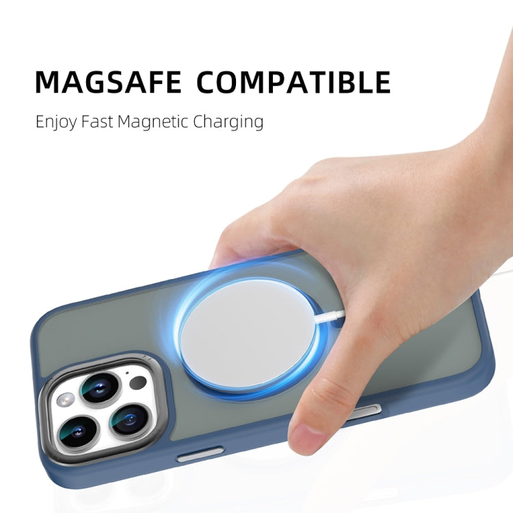 For iPhone 16 Mutural Skin Feel Series Frosted MagSafe Magnetic Phone Case(Black) - iPhone 16 Cases by Mutural | Online Shopping South Africa | PMC Jewellery | Buy Now Pay Later Mobicred