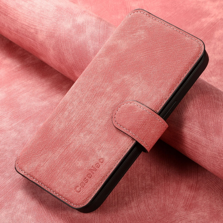 For Motorola Moto G 5G 2024 CaseNeo MagSafe RFID Anti-theft Retro Leather Phone Case(Pink) - Motorola Cases by CaseNeo | Online Shopping South Africa | PMC Jewellery | Buy Now Pay Later Mobicred