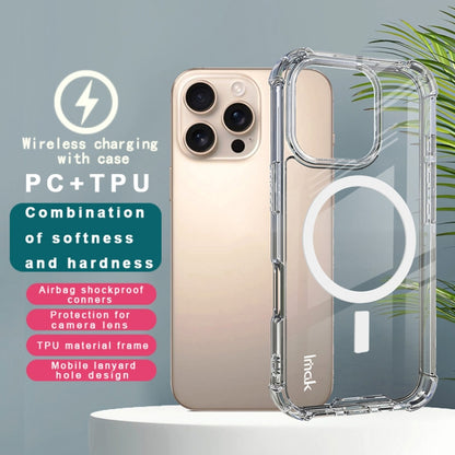 For iPhone 16 Pro IMAK Space Shield PC + TPU Airbag Shockproof MagSafe Phone Case(Transparent) - iPhone 16 Pro Cases by imak | Online Shopping South Africa | PMC Jewellery | Buy Now Pay Later Mobicred