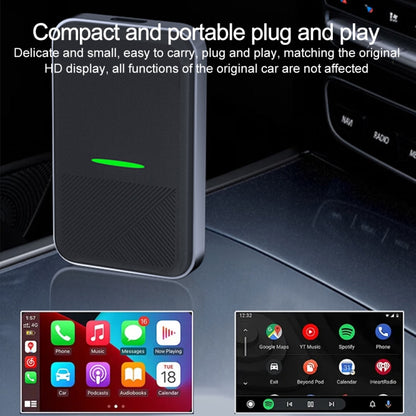 CarPlay and Android Auto Wireless Car Connectivity Box, Specification: Square(Black) - Bluetooth Adapters by PMC Jewellery | Online Shopping South Africa | PMC Jewellery | Buy Now Pay Later Mobicred