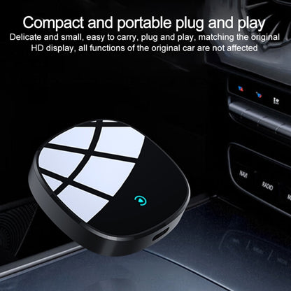 CarPlay and Android Auto Wireless Car Connectivity Box, Specification: Round(Black) - Bluetooth Adapters by PMC Jewellery | Online Shopping South Africa | PMC Jewellery | Buy Now Pay Later Mobicred