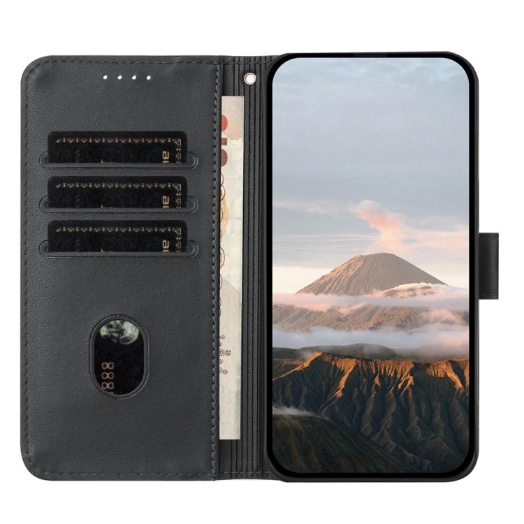For iPhone 17 Air Triangle Pattern Buckle Clasp Leather Phone Case(Black) - free shipping - PMc TechLife - Order now!
