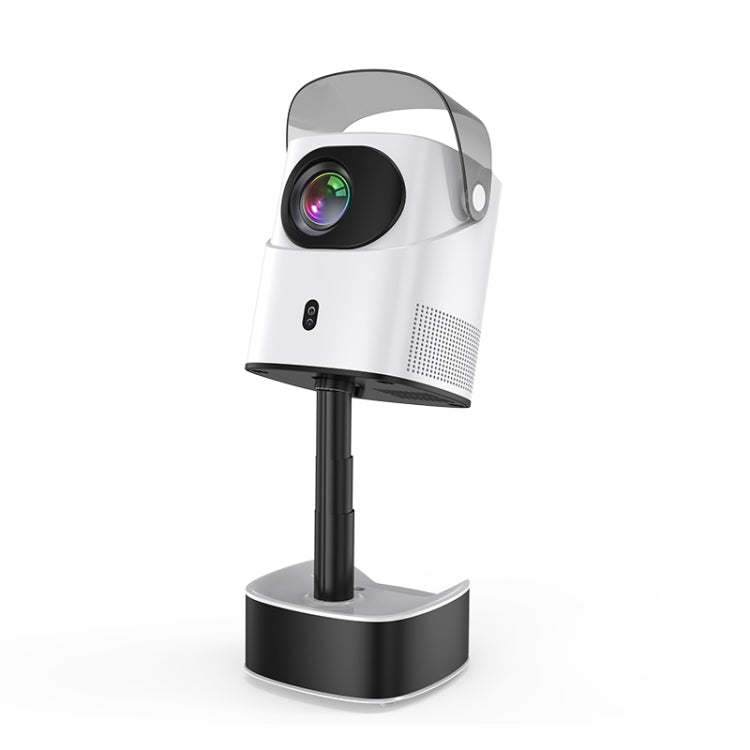 TS-2 1920 x 1080P 240ANSI HiSilicon 352 Android 9.0 Telescopic Projector, UK Plug(White) - LED Projector by PMC TechLife | Online Shopping South Africa | PMC TechLife | Buy Now Pay Later Mobicred