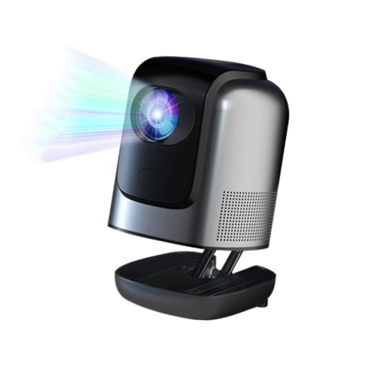 TZ-1 1080P 280ANSI HiSilicon 352 Android 9.0 Foldable PTZ Stand Projector, UK Plug(Grey) - LED Projector by PMC TechLife | Online Shopping South Africa | PMC TechLife | Buy Now Pay Later Mobicred