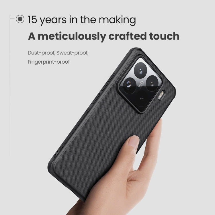 For Xiaomi 15 Pro NILLKIN Frosted Shield Pro PC + TPU Phone Case(Black) - free shipping - PMC Jewellery - Order now!