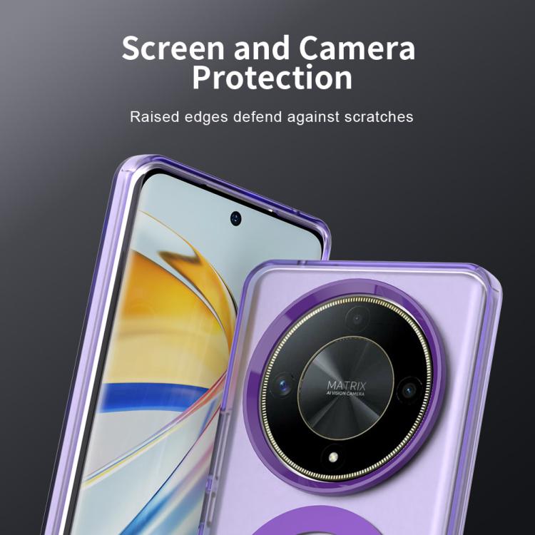 For Honor Magic6 Lite 5G Candy Magsafe PC Hybrid TPU Phone Case(Purple) - free shipping - PMC TechLife - Order now!