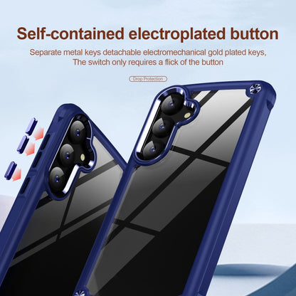 For Samsung Galaxy S25+ 5G TPU + PC Lens Protection Phone Case(Blue) - Galaxy S25+ 5G Cases by PMC Jewellery | Online Shopping South Africa | PMC Jewellery | Buy Now Pay Later Mobicred