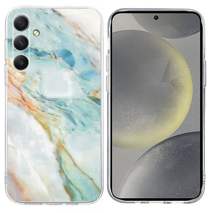 For Samsung Galaxy S25+ 5G Colorful Painting Pattern TPU Phone Case(Marble) - Galaxy S25+ 5G Cases by PMC Jewellery | Online Shopping South Africa | PMC Jewellery | Buy Now Pay Later Mobicred