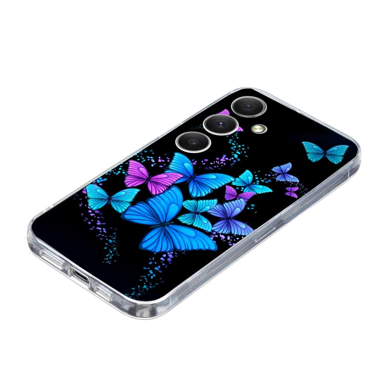 For Samsung Galaxy S25 FE 5G Colorful Painting Pattern TPU Phone Case(Color Butterflies) - Galaxy S25 5G Cases by PMC Jewellery | Online Shopping South Africa | PMC Jewellery | Buy Now Pay Later Mobicred