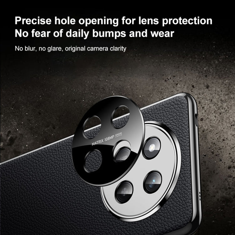 For Honor Magic7 Genuine Leather PC Phone Case(Black) - Honor Cases by PMC TechLife | Online Shopping South Africa | PMC TechLife | Buy Now Pay Later Mobicred