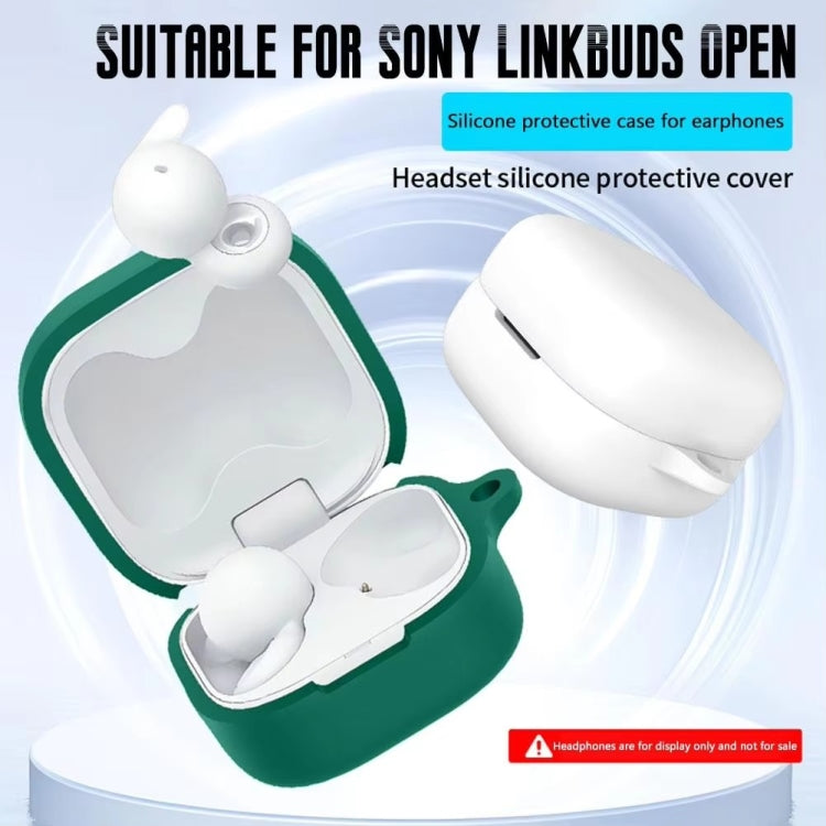 For Sony linkBuds Open Headset Silicone Protective Case(Green) - Other Earphone Case by PMC Jewellery | Online Shopping South Africa | PMC Jewellery | Buy Now Pay Later Mobicred