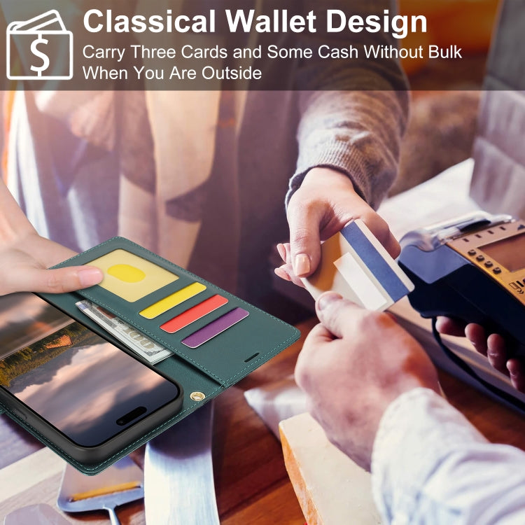 For Samsung Galaxy S25+ 5G Peony Flowers Imprint Leather Phone Case(Green) - Galaxy S25+ 5G Cases by PMC Jewellery | Online Shopping South Africa | PMC Jewellery | Buy Now Pay Later Mobicred