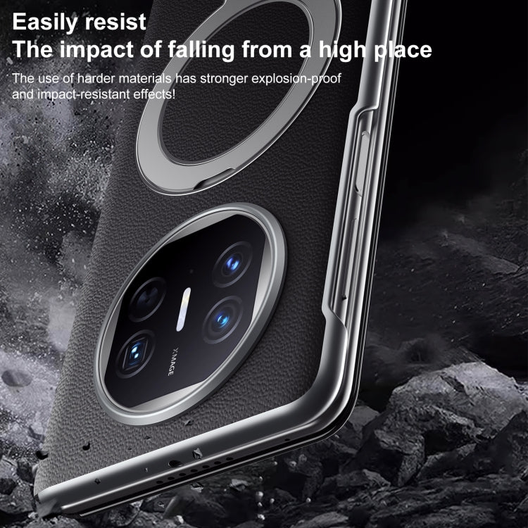 For Huawei Mate XT Ultimate Design SULADA Smart View Window MagSafe Magnetic Holder Leather Phone Case(Red) - Huawei Cases by SULADA | Online Shopping South Africa | PMC TechLife | Buy Now Pay Later Mobicred