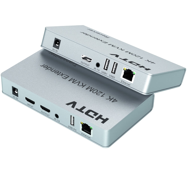 120m HDMI USB KVM 4K Network Extender, Plug:US Plug - Amplifier by PMC TechLife | Online Shopping South Africa | PMC TechLife | Buy Now Pay Later Mobicred