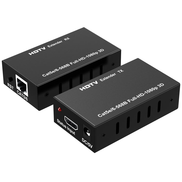 60m HDTV RJ45 Network Cable Extender, Plug:UK Plug - Amplifier by PMC TechLife | Online Shopping South Africa | PMC TechLife | Buy Now Pay Later Mobicred