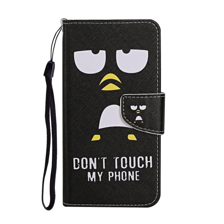 For Samsung Galaxy S25 Ultra 5G Colored Drawing Pattern Leather Phone Case(Penguin) - Galaxy S25 Ultra 5G Cases by PMC Jewellery | Online Shopping South Africa | PMC Jewellery | Buy Now Pay Later Mobicred