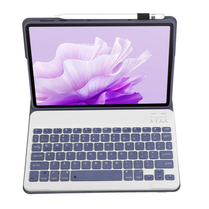 For Honor Pad X9 / X8 Pro 11.5 AH15 Ultra-thin Detachable Bluetooth Keyboard Leather Tablet Case(Lavender White) - Others Keyboard by PMC Jewellery | Online Shopping South Africa | PMC Jewellery | Buy Now Pay Later Mobicred