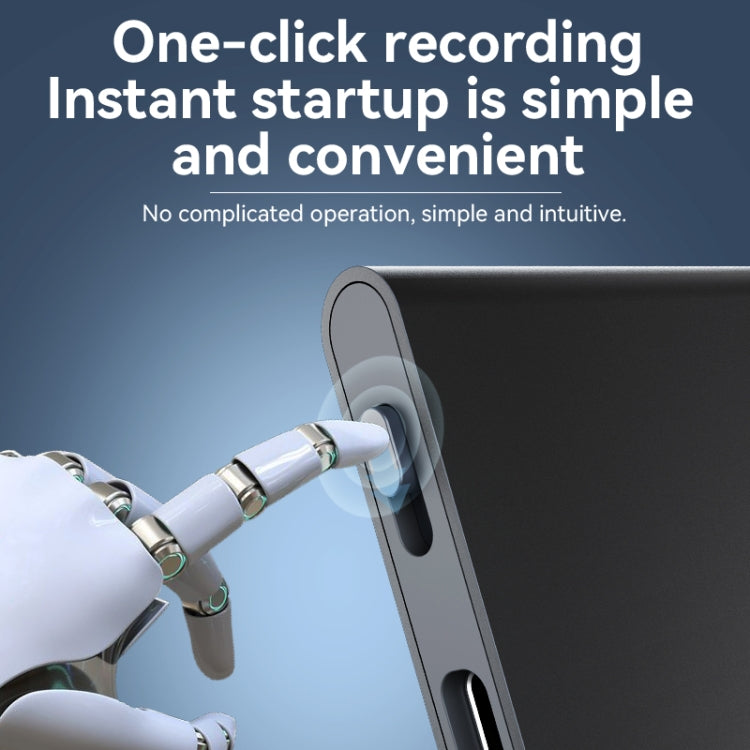 Q61A Ultra-thin HD Noise Reduction Voice Recording Pen Support APP Control, Memory:32GB(Black) - Recording Pen by PMC TechLife | Online Shopping South Africa | PMC TechLife | Buy Now Pay Later Mobicred