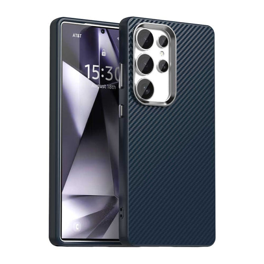 For Samsung Galaxy S25 Ultra 5G Carbon Fiber Series IMD Phone Case(Blue) - Galaxy S25 Ultra 5G Cases by PMC Jewellery | Online Shopping South Africa | PMC Jewellery | Buy Now Pay Later Mobicred