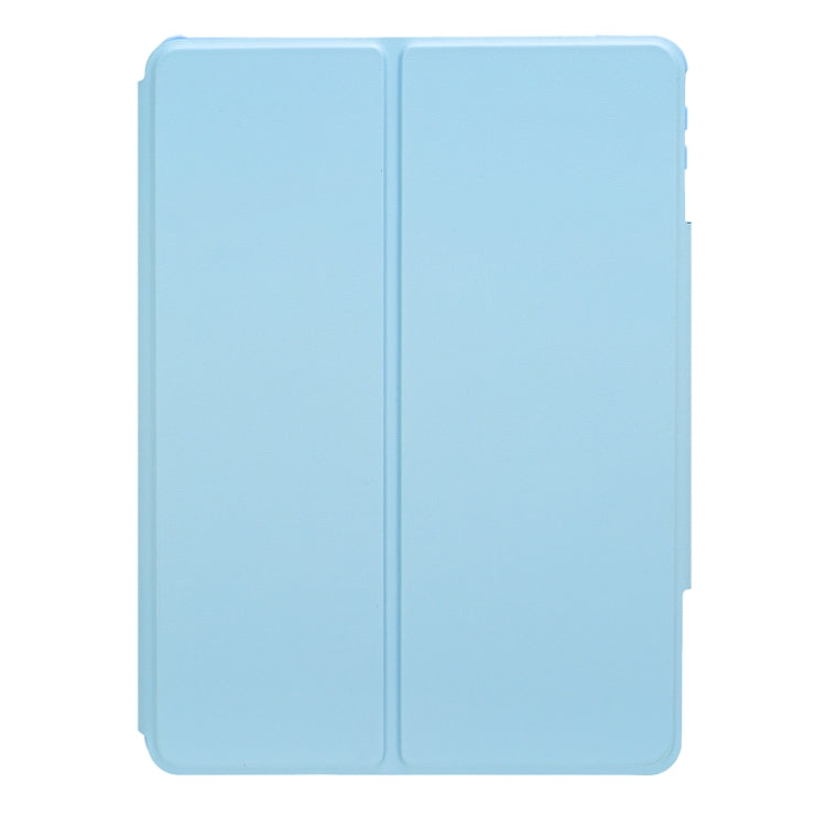 For iPad Pro 11 2024 L13-A 360 Rotation Acrylic Transparent Bluetooth Keyboard Leather Case With Touch Control(Blue) - For iPad Pro by PMC Jewellery | Online Shopping South Africa | PMC Jewellery | Buy Now Pay Later Mobicred