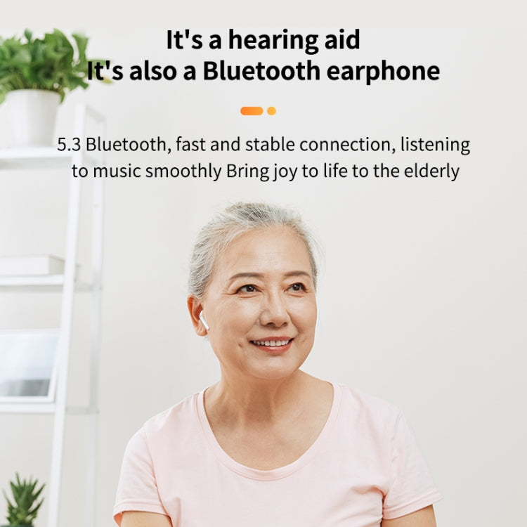 Bluetooth 5.3 In-ear AI Smart Recognition Hearing Aid(White) - free shipping - PMC Jewellery - Order now!
