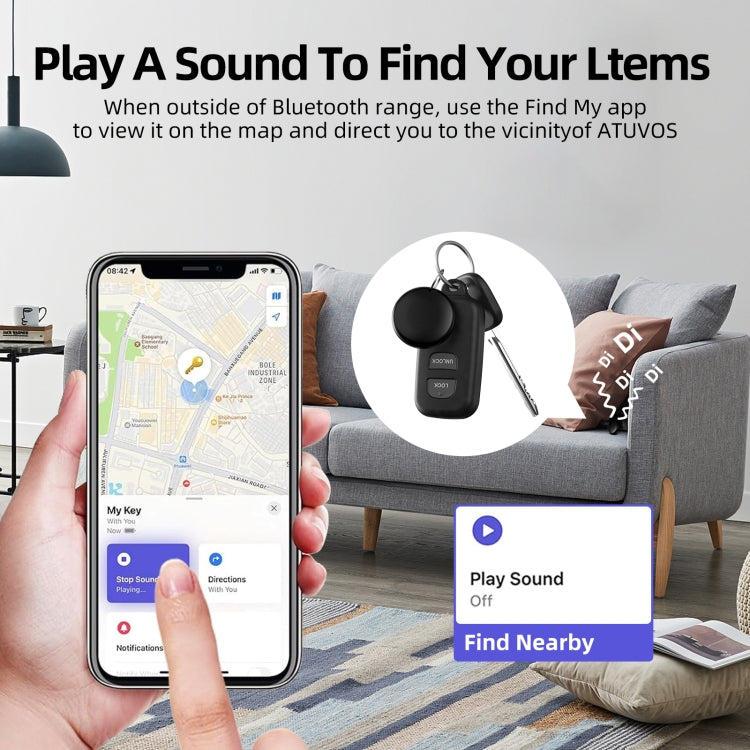 F8 Waterproof Global Location Tracker Anti-lost Device(Black) - Personal Tracker by PMC Jewellery | Online Shopping South Africa | PMC Jewellery | Buy Now Pay Later Mobicred