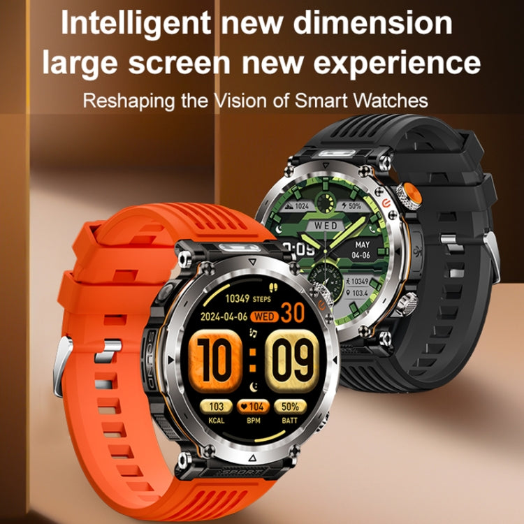 HT30 1.7 inch IP68 Waterproof Silicone Band Smart Watch, Support Flashlight / Banknote Detector Light / Compass(Army Green) - Smart Wristbands by PMC TechLife | Online Shopping South Africa | PMC TechLife | Buy Now Pay Later Mobicred