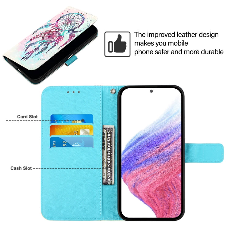 For Doogee N55 Plus 3D Painting Horizontal Flip Leather Phone Case(Color Drop Wind Chimes) - More Brand by PMC TechLife | Online Shopping South Africa | PMC TechLife | Buy Now Pay Later Mobicred